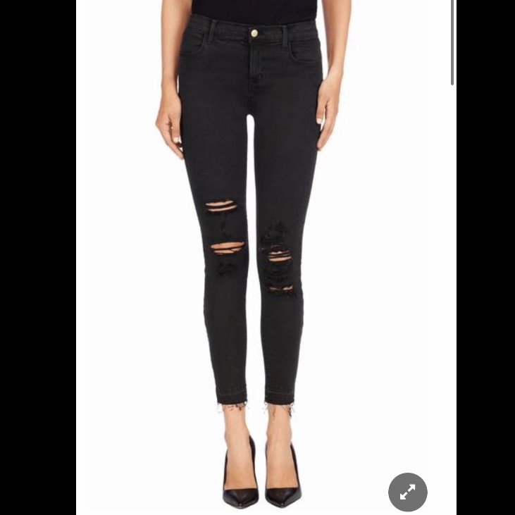 Bnwt J Brand Alana High Rose Cropped